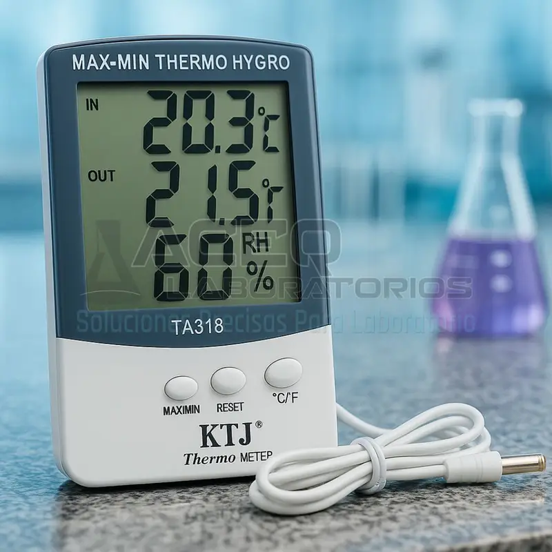 Termohigrometro con sonda