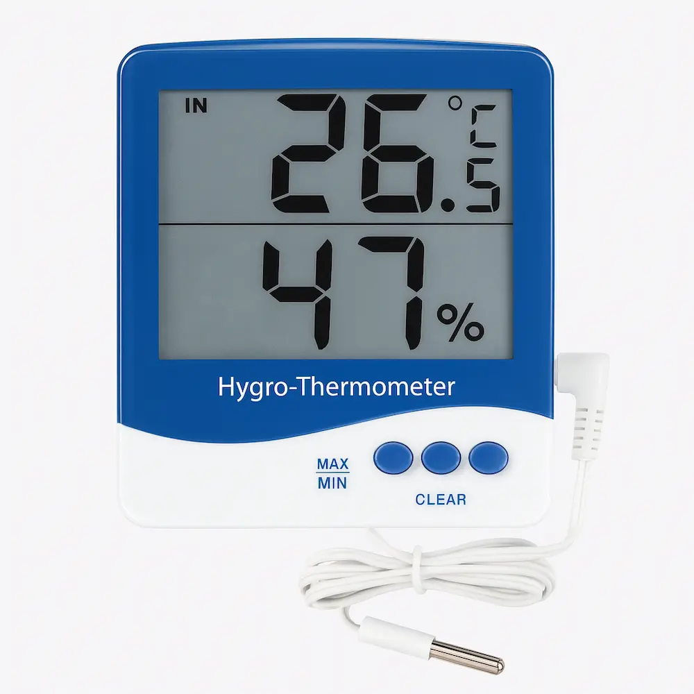 SH109 – Termohigrómetro con Sensor In/Out + Sensor Removible