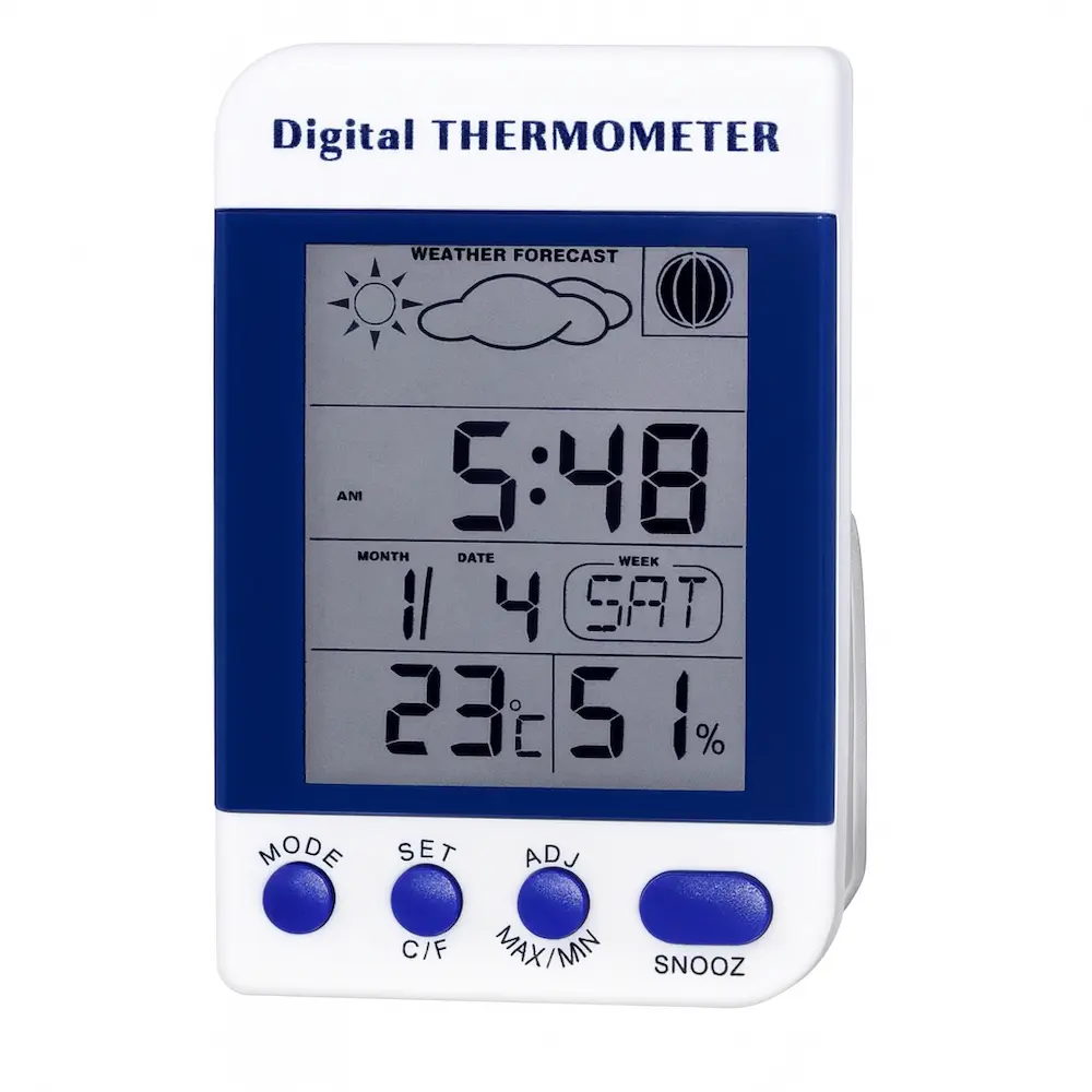 SH134 – Termohigrómetro Digital + Reloj