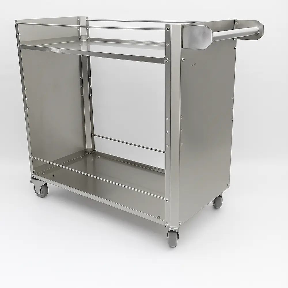MBL-3202 – Carro laboratorio 2 entrepaños (70×40×85 cm)