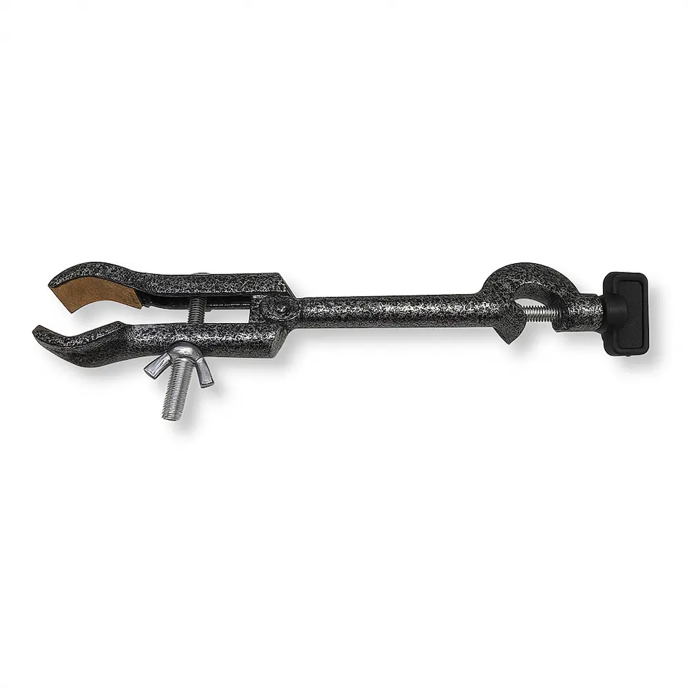 Pinza con nuez para laboratorio Aceq